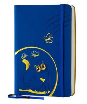 Дівочий щоденник-записник Cat Book А5 (Blue) cat book-2 фото