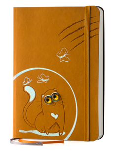 Дівочий щоденник-записник Cat Book А5 (Terracotta) cat book-3 фото