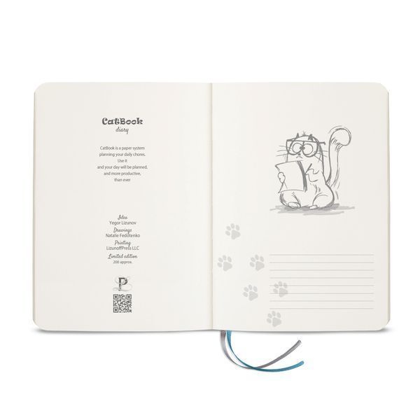 Блокнот-ежедневник Cat book, brown cat book-3 фото