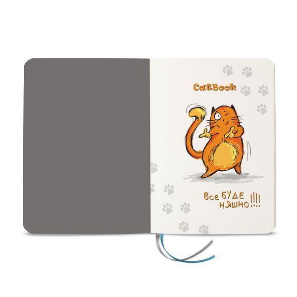 Блокнот-ежедневник Cat book, grey cat book-4 фото
