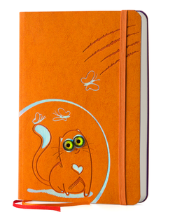 Дівочий щоденник-записник Cat Book А5 (Orange) cat book-5 фото