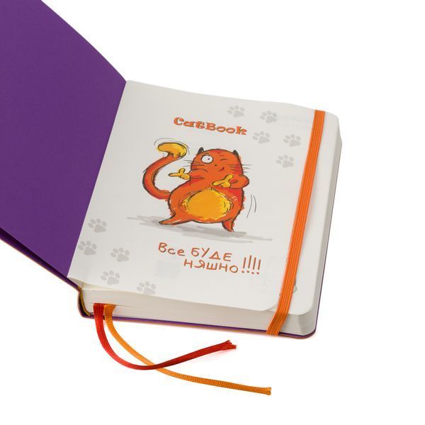 Блокнот-ежедневник Cat book, orange cat book-5 фото