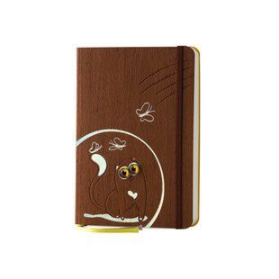Блокнот-ежедневник Cat book, wood cat book-10 фото