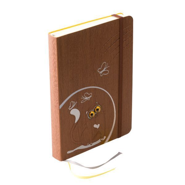 Блокнот-ежедневник Cat book, wood cat book-10 фото